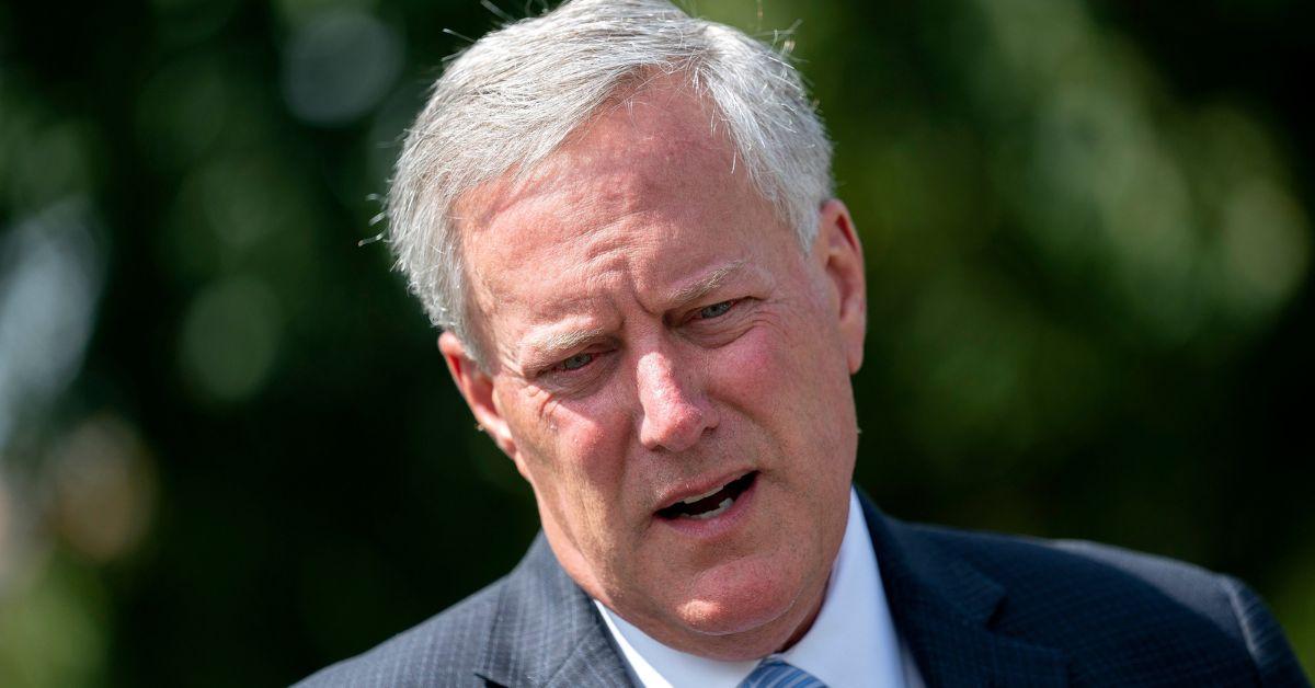 messages reveal mark meadows contact operative overturn  election jpg