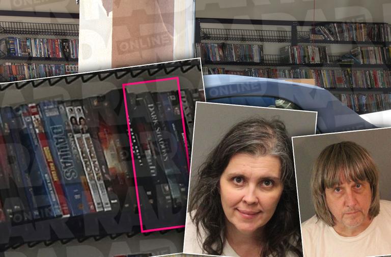 Turpin Family Home Had Massive Library Of DVD Movies