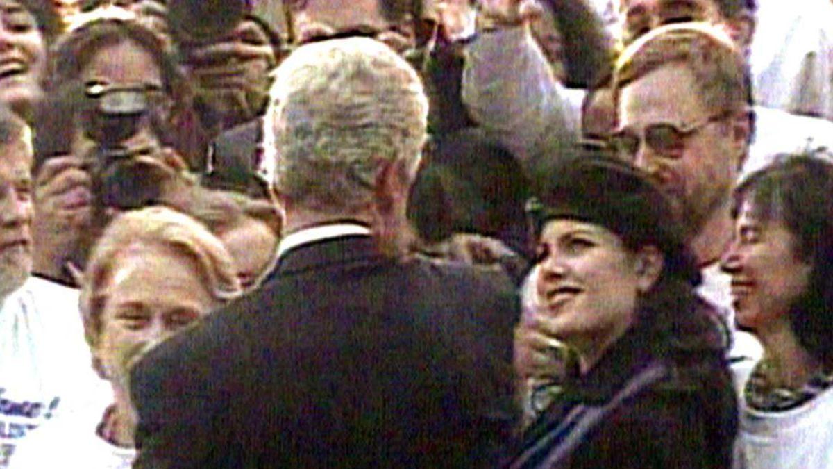 Photo of Monica Lewinsky and Bill Clinton