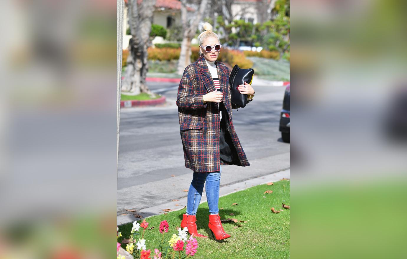 Gwen Stefani Steps Out With Son Kingston