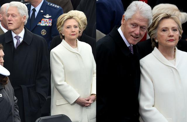 Hillary Clinton Bill Checking Out Ivanka Trump Inauguration Video