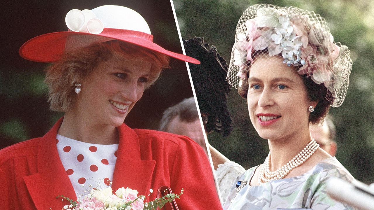 Photo of Princess Diana and Queen Elizabeth II
