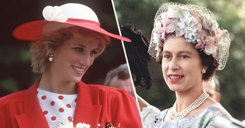 Photo of Princess Diana and Queen Elizabeth II