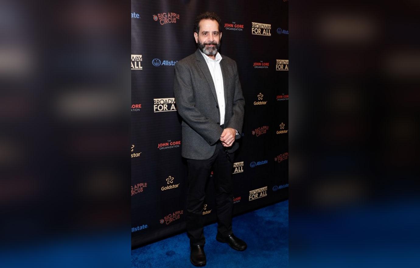 The Marvelous Mrs. Maisel’s Tony Shalhoub attending the Broadway For All event at the Big Apple Circus