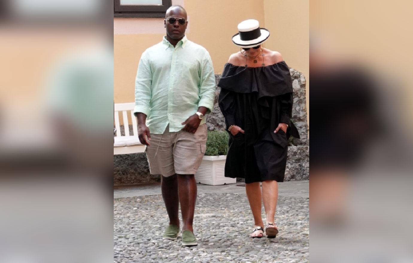 Kris Jenner And Corey Gamble Look Miserable In Portofino