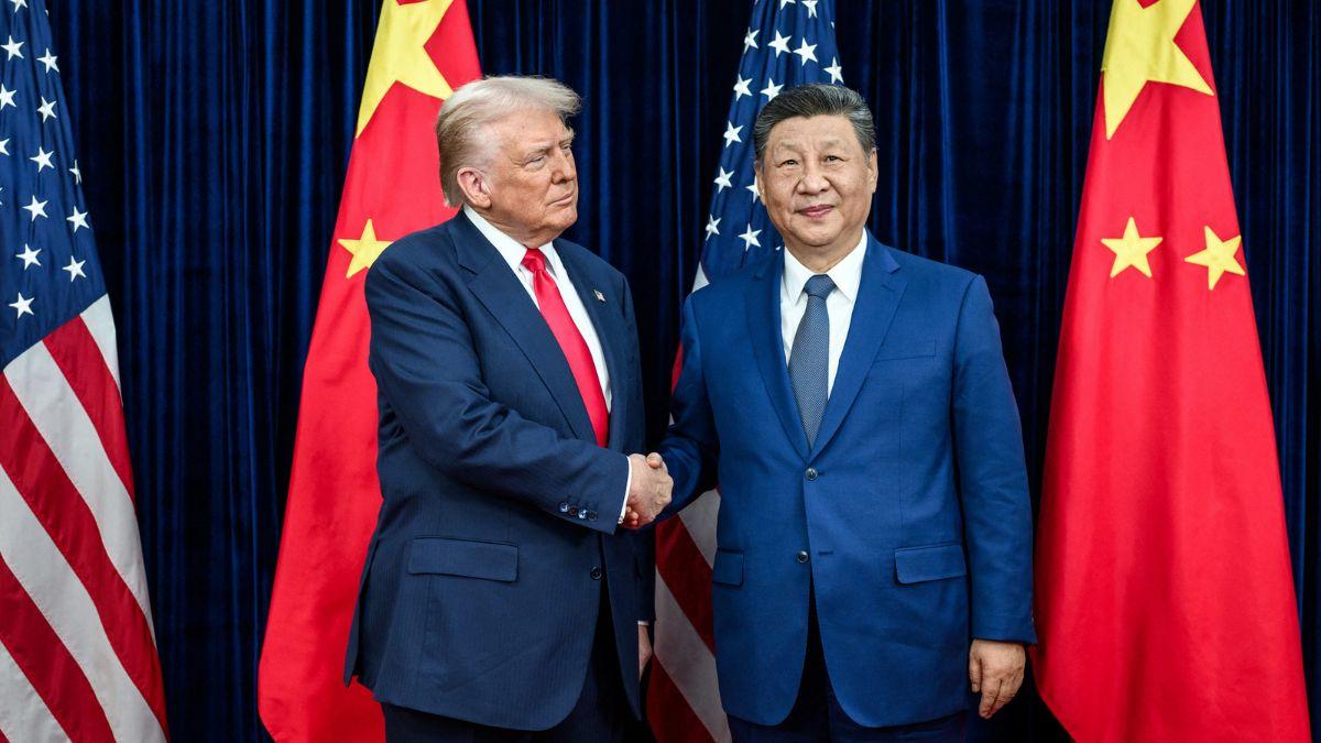 Photo of Donald Trump, President Xi Jinping