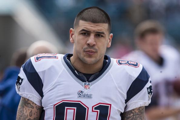 // tight end aaron hernandez of the new england gettyimages