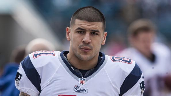 // tight end aaron hernandez of the new england gettyimages