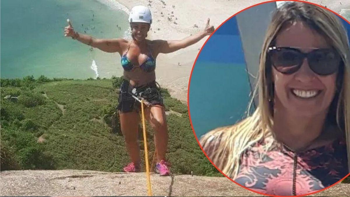 A photo of Rosemary Suzart Garcia hiking alongside another photo of Rosemary Suzart Garcia