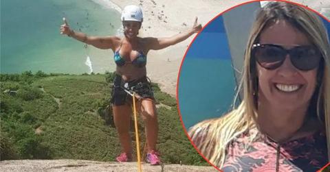 A photo of Rosemary Suzart Garcia hiking alongside another photo of Rosemary Suzart Garcia