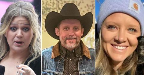 Photo of Kelly Clarkson, Brandon Blackstock, and Brittney Jones