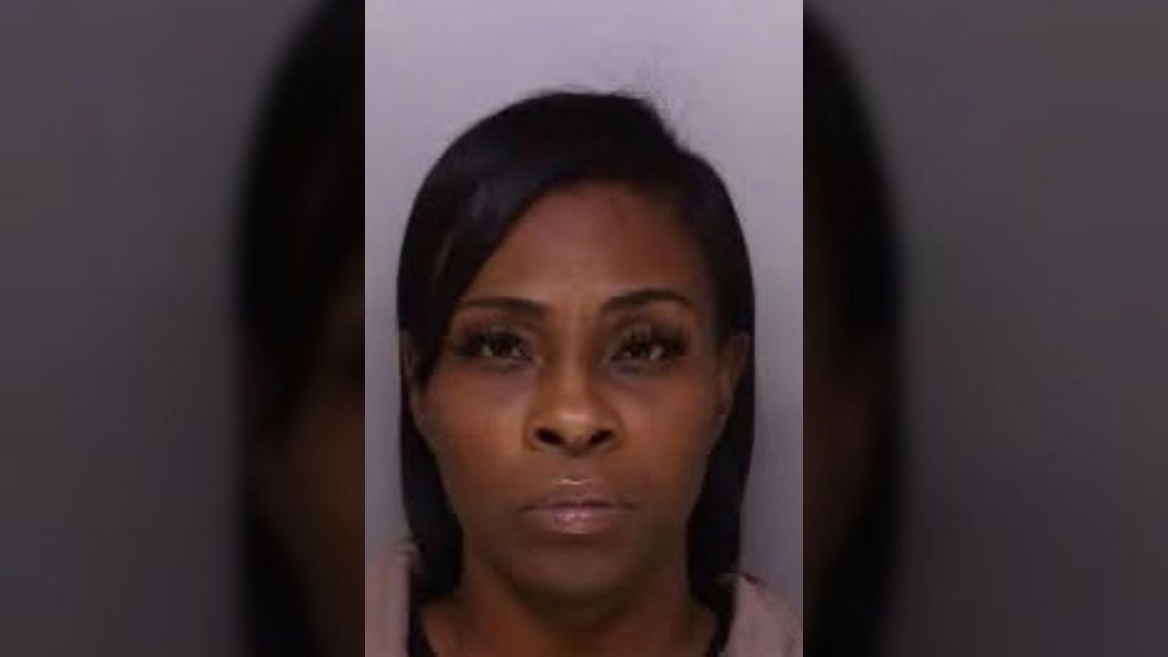 Photo of November Brooks' mugshot