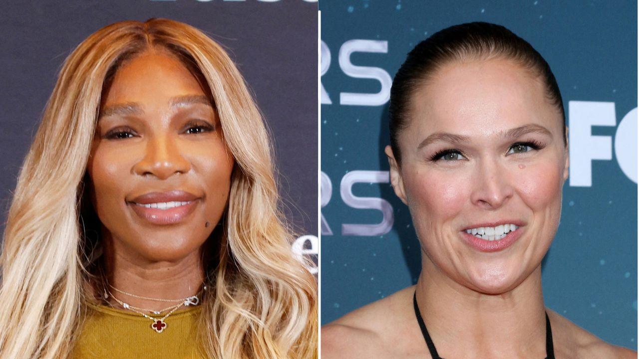 picture of Serena Williams and Ronda Rousey