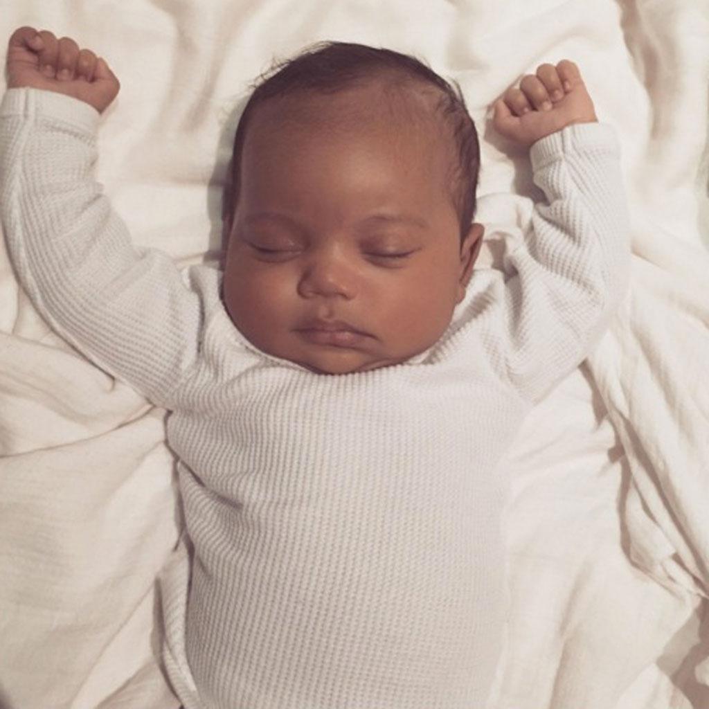 kim kardashian baby son saint west first photo embed