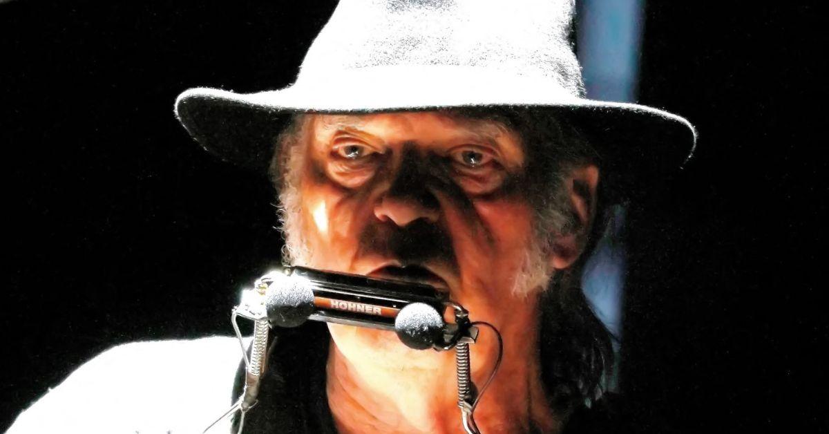 composite picture of Neil Young