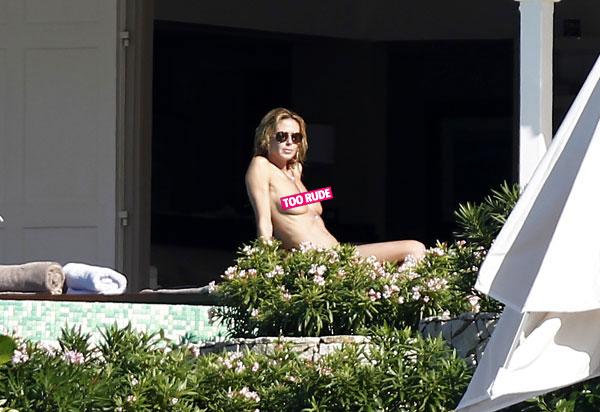 Heidi Klum Topless St Barth's