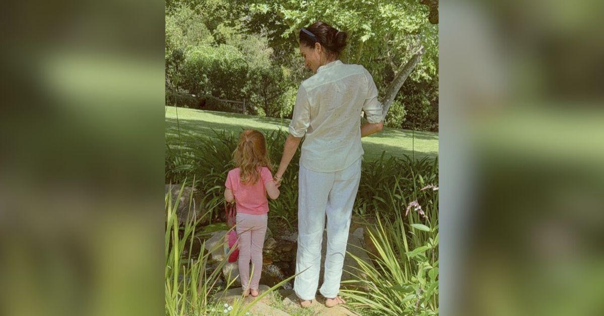 Photo of Megha Markle and daughter Lilibet
