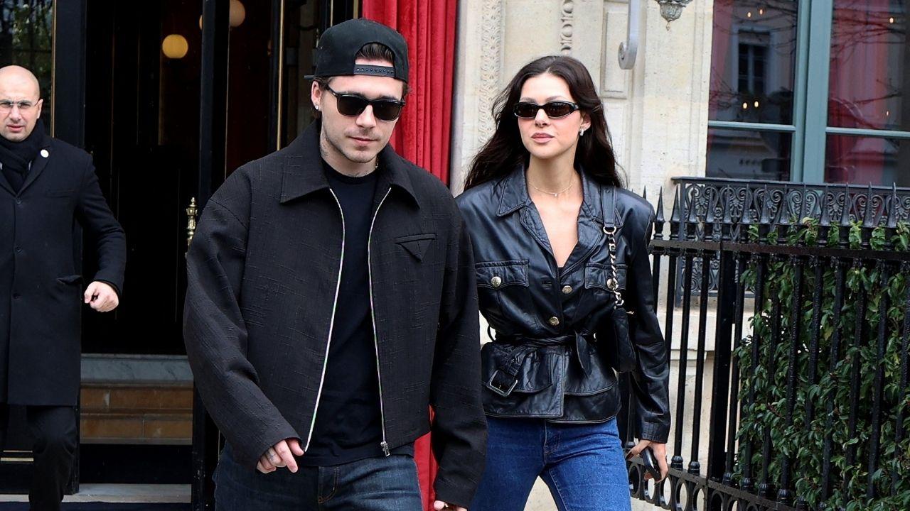Photo of Nicola and Brooklyn Beckham