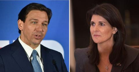 ron desantis slam scrutinize nikki haley indian root parents immigrant