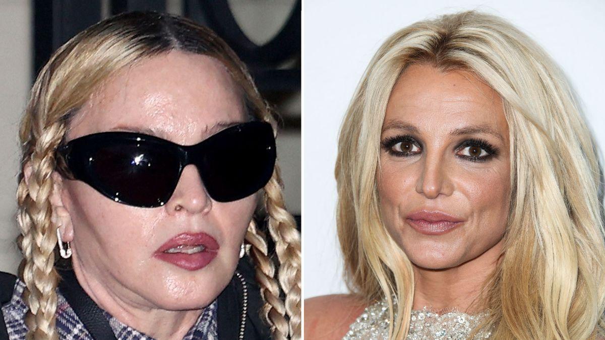 picture of Madonna and Britney Spears