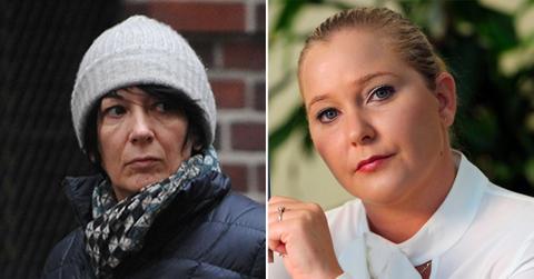 ghislaine maxwell sentencing virginia giuffre trapped in cage