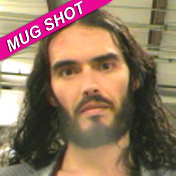 //russell brand mug shot phone