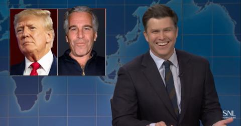 SNL 'Weekend Update' Torches Donald Trump Over Jeffrey Epstein Scandal
