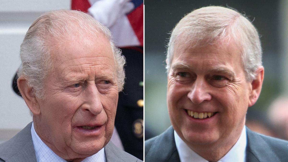 picture of King Charles and Andrew Windsor