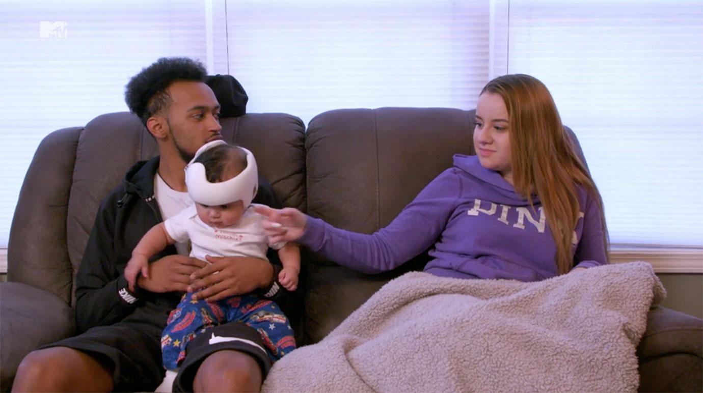 teen mom young and pregnant kayla abuse claims Stephan restraining order