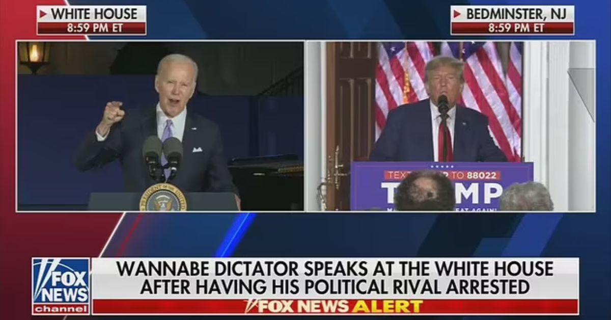 Fox News Dubs President Biden a 'Wannabe Dictator' After Trump Indictment