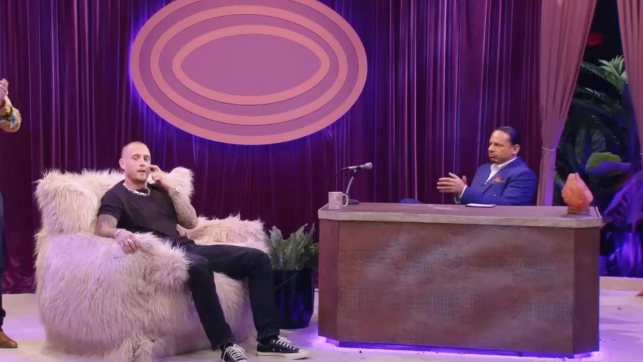Screenshot of Chet Hanks on the Eric André Show