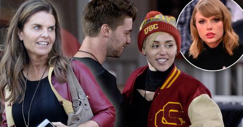 //miley cyrus patrick shcwarzenegger maria shriver approves taylor swift pp