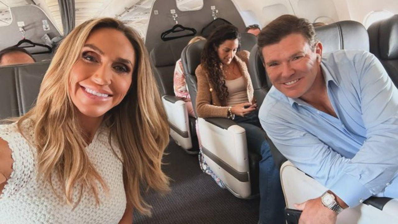 A photo of Lara Trump and Bret Baier