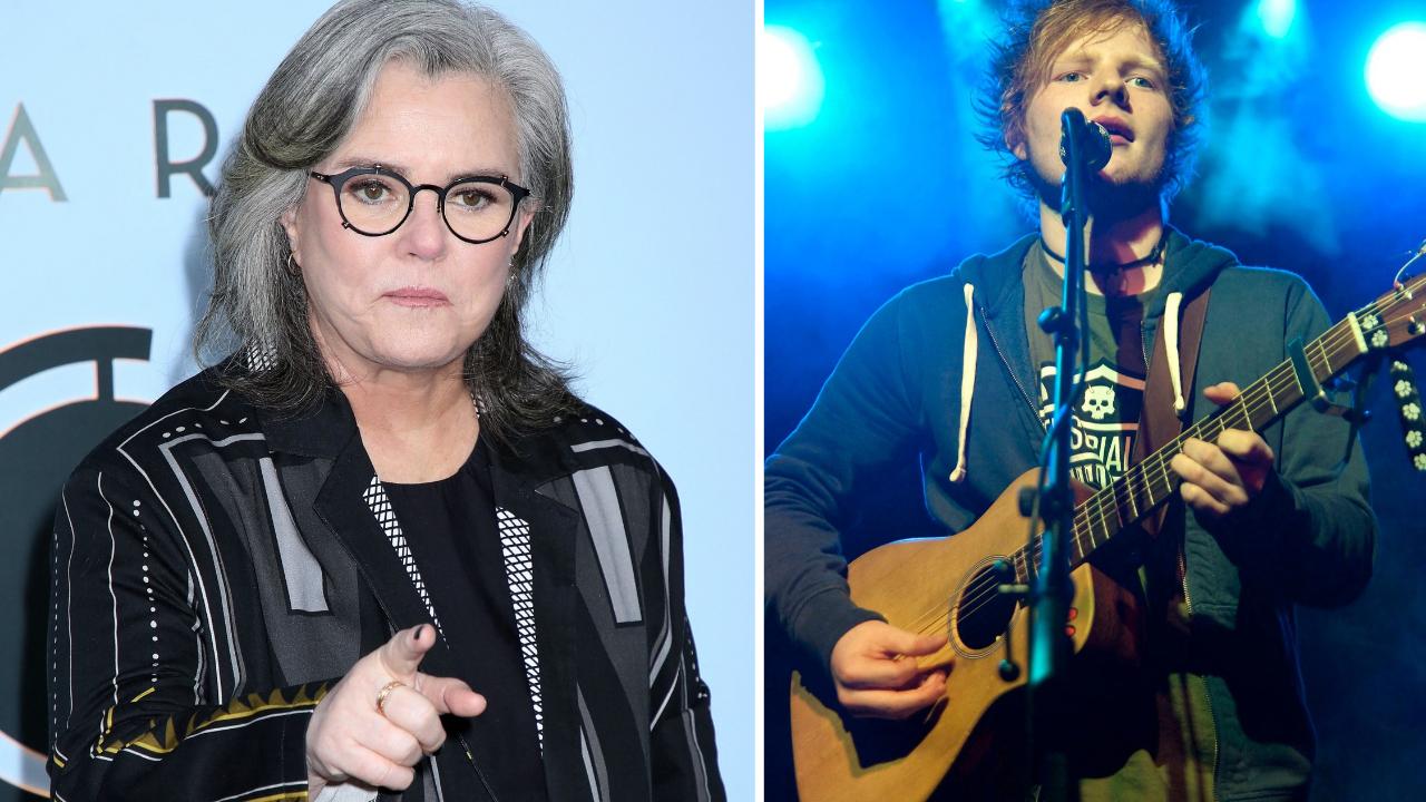 Rosie O' Donnell called out Ed Sheeran.