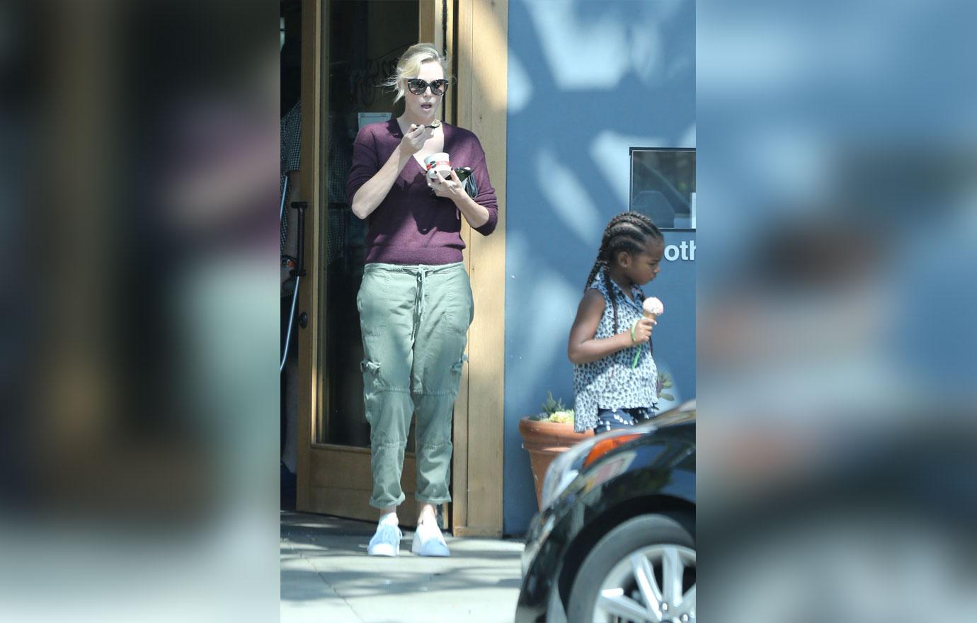 Charlize Theron Son Get Ice Cream Pics