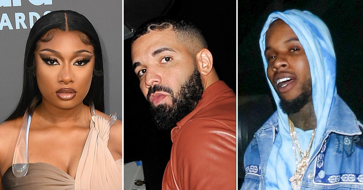 megan thee stallion drake reaction lied tory lanez shooting