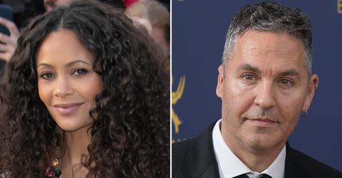 thandiwe newton husband ol parker first sighting makeout kiss boyfriend