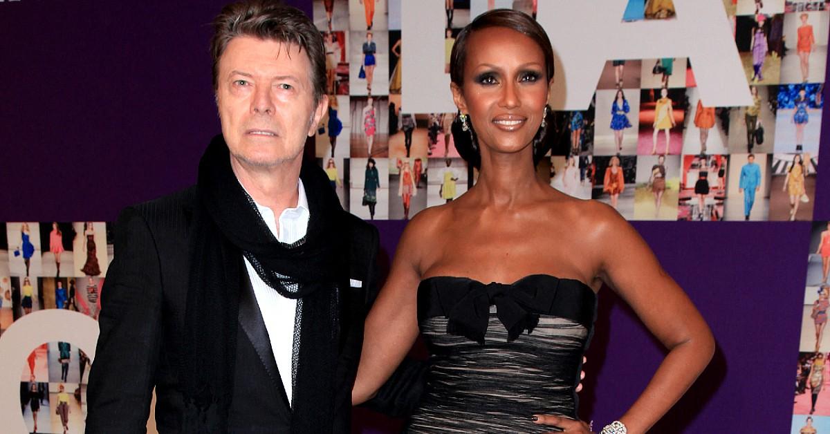 Photo of Iman and David Bowie