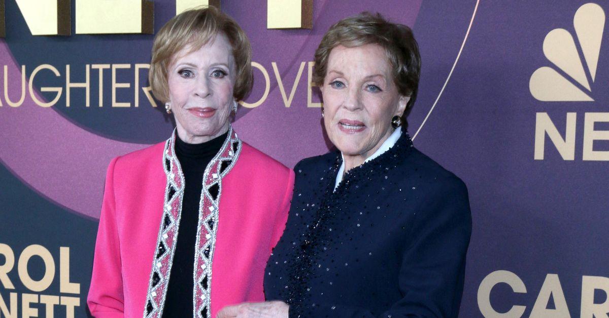 Andrews spoofed 'The Sound of Music' in a 1962 TV special with Carol Burnett.