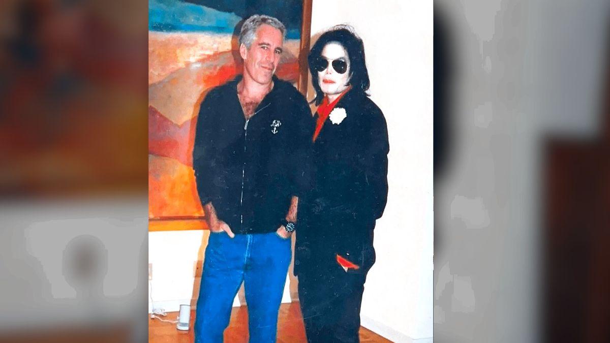 Photo of Michael Jackson and Jeffrey Epstein