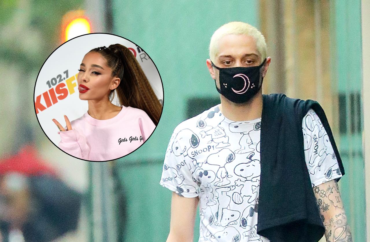 //pete davidson steps out in face mask pp