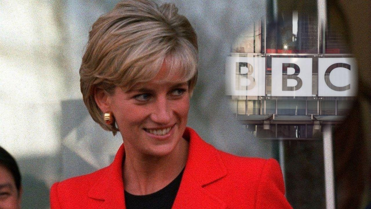 Photo of Princess Diana with BBC Logo