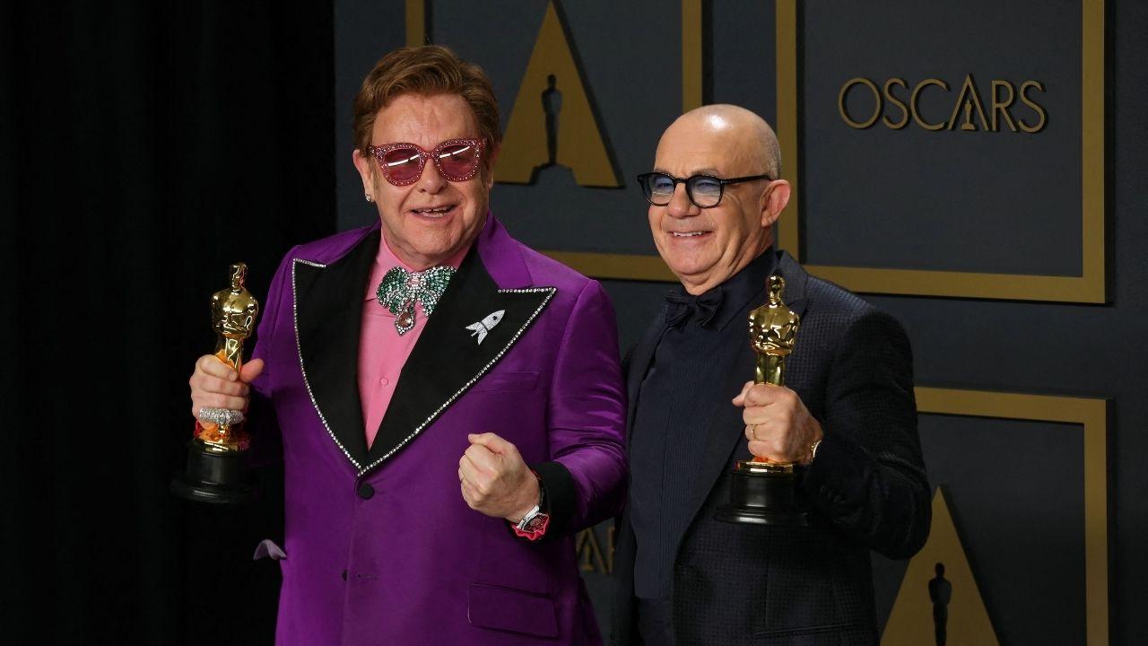 Photo of Elton John and Bernie Taupin