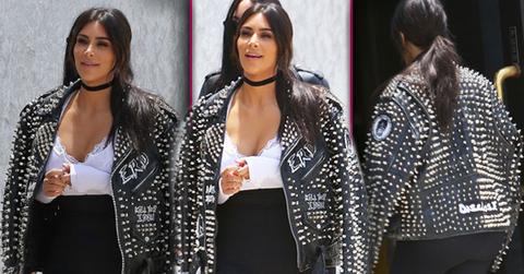 //kim kardashian boobs black shorts pp