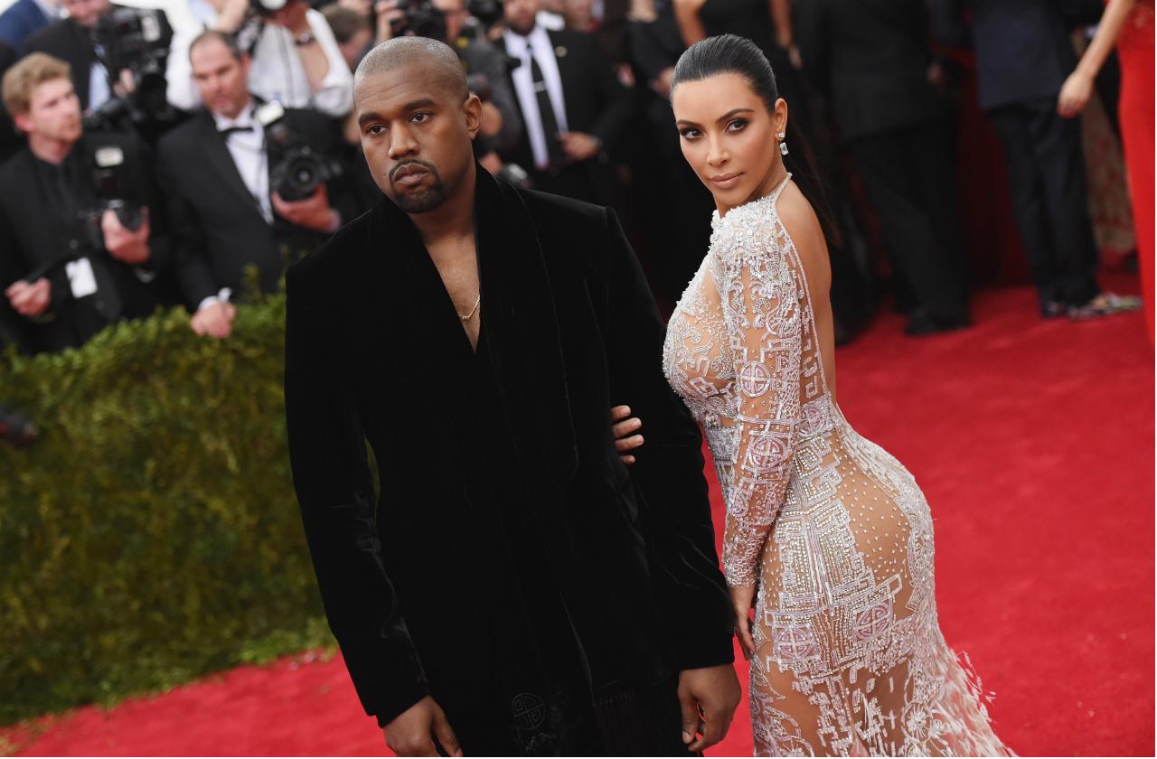 Kanye West and Kim Kardashian attend the 'China: Through The Looking Glass' Costume Institute Benefit Gala at the Metropolitan Museum of Art on May 4, 2015 in New York City