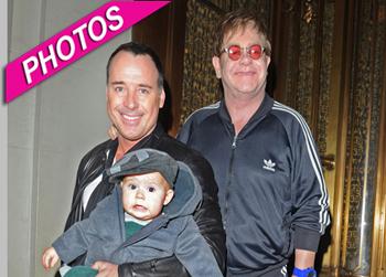 //elton john baby partner splash