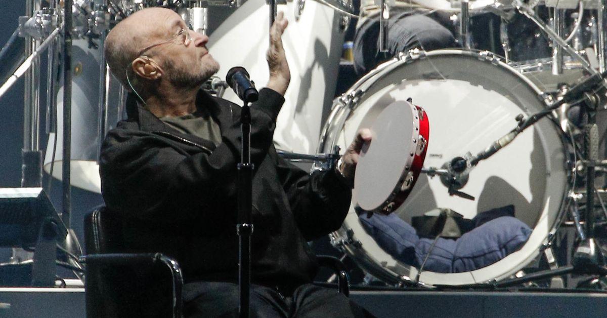 Drumming during a Genesis reunion left Phil Collins with spinal surgery and lasting nerve damage.