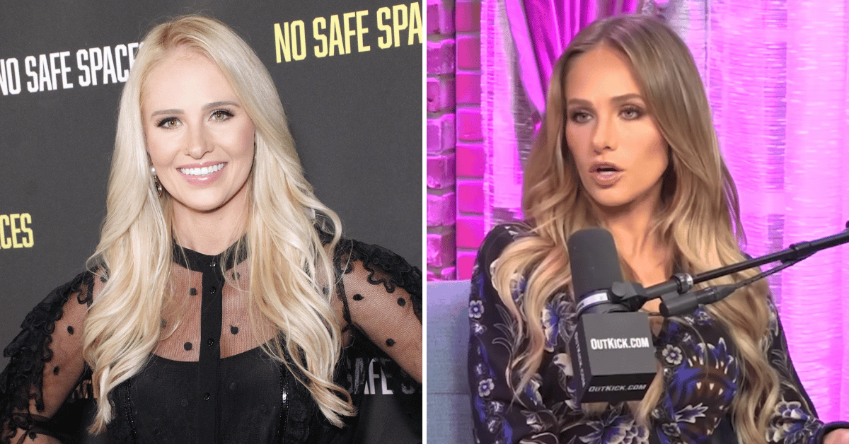 Photo of Tomi Lahren in 2019, Tomi Lahren in December 2025 