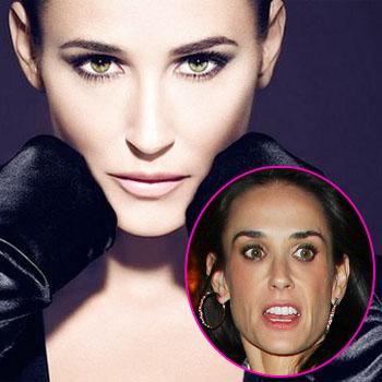 Demi Moore Nearly Unrecognizable In New Ad