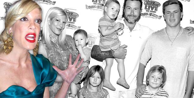 //tori spelling broke money family wide